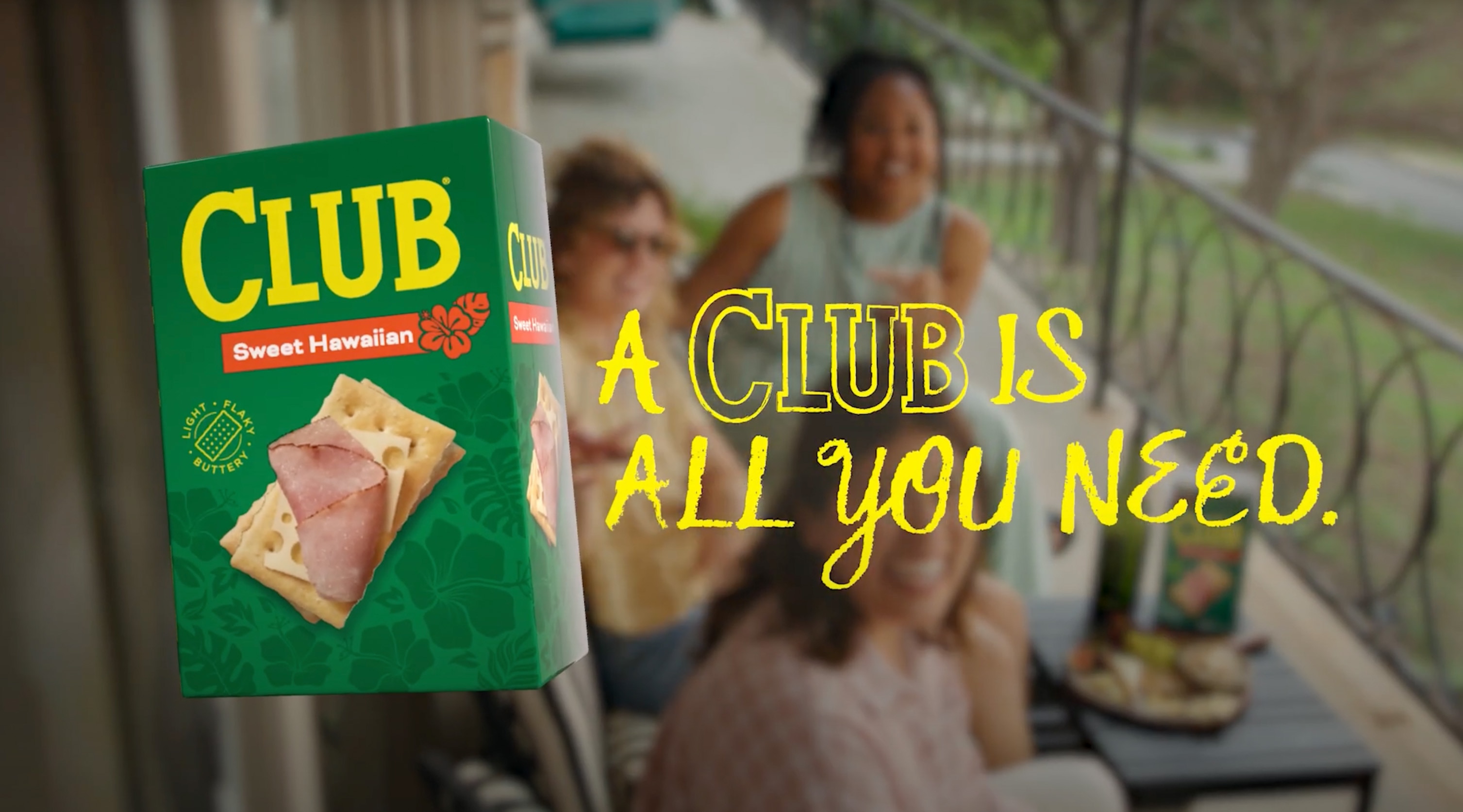 Opening shot of a Club Crackers Club Rules video